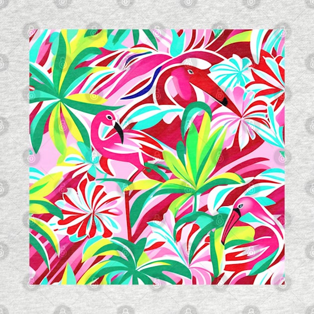 Flamingo Paradise by MugyBlinders